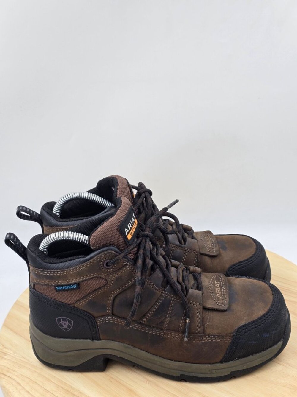 Ariat Telluride Work Waterproof Composite Toe Boot Womens sz 6.5B